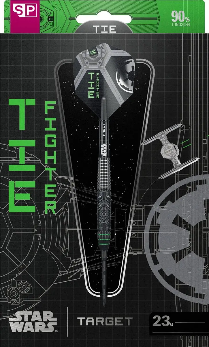 Target Star Wars Tie Fighter Dartpijlen 3 Stuks - Zwart
