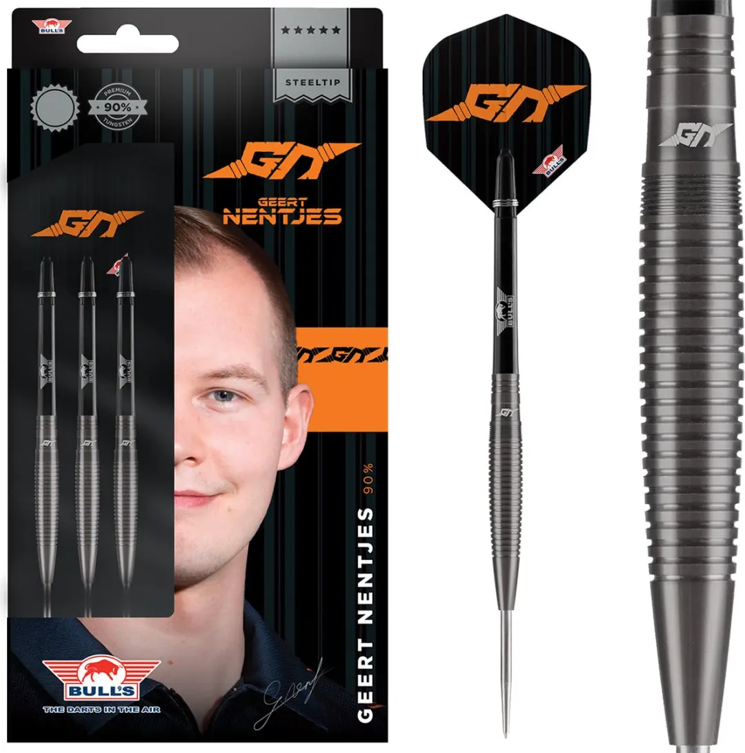 Bull's Geert Nentjes Steeltip Dartpijlen 23g - 3 Stuks