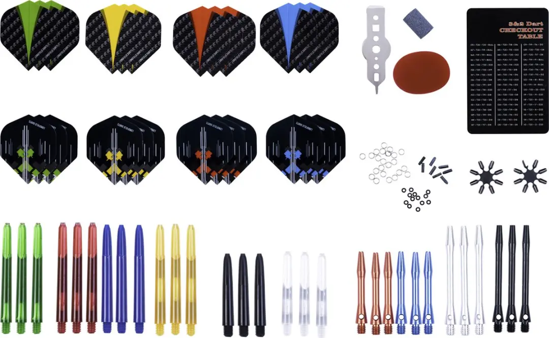Longfield Darts Junior Staal Darts-set 141-delig - 12 Stuks