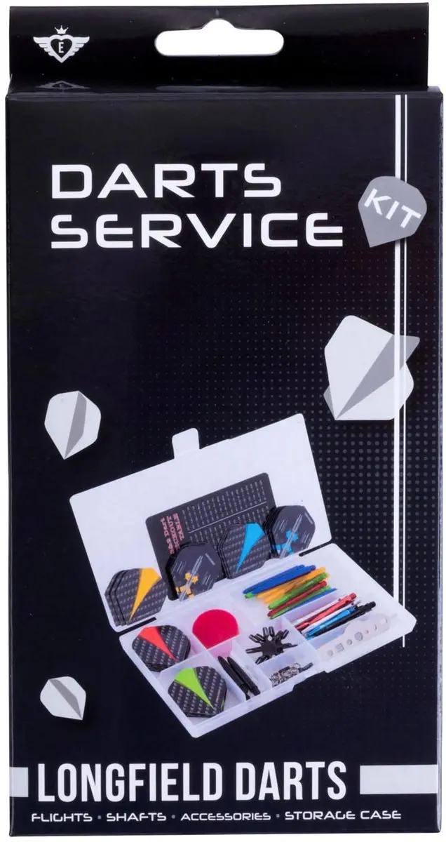 Longfield Darts Junior Staal Darts-set 141-delig - 12 Stuks