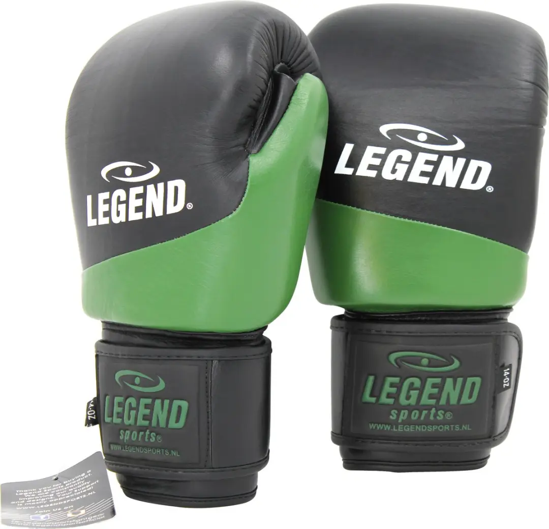 Legend Thai Serie 2.0 Bokshandschoenen 12 oz - Army Leer - Groen - afbeelding 6 van 6