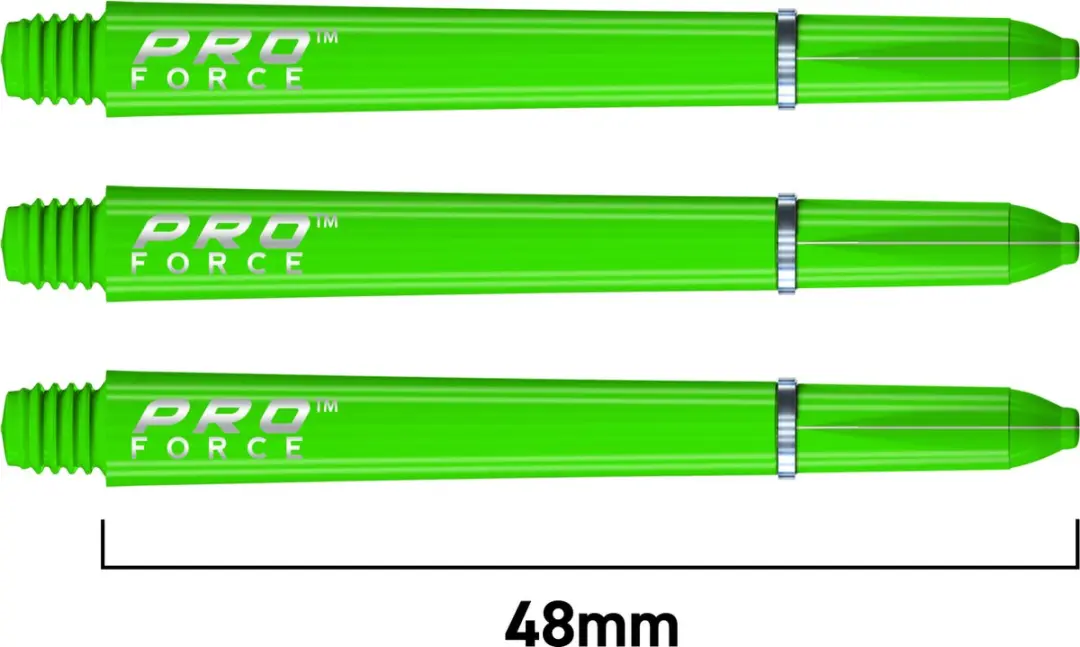 Winmau Pro Force Dartschachten Groen Medium - 3 Stuks