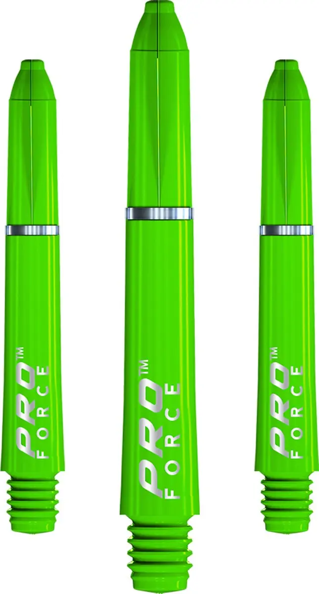 Winmau Pro Force Dartschachten Groen Medium - 3 Stuks