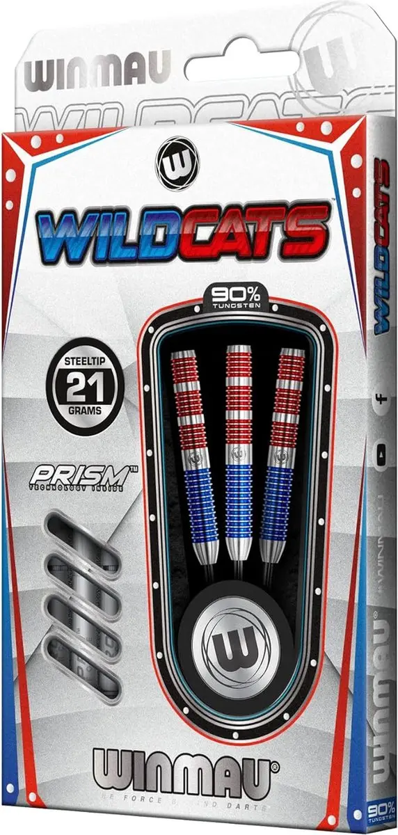 Winmau Wildcats Dartpijlen 3 Stuks - 90% - 21