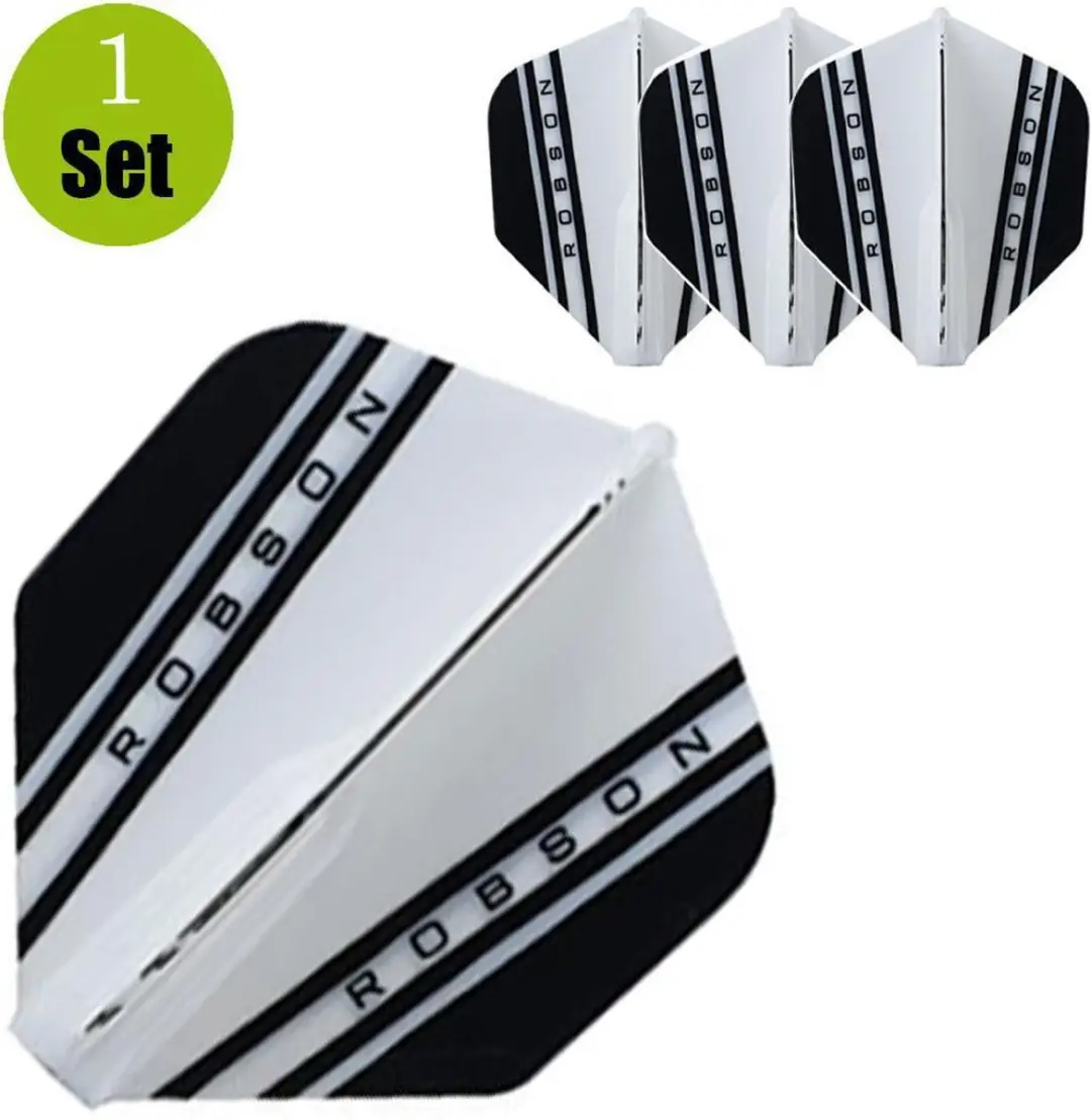 Bull's Robson Plus Flight Std. RO-51744 - 3 Stuks - Wit