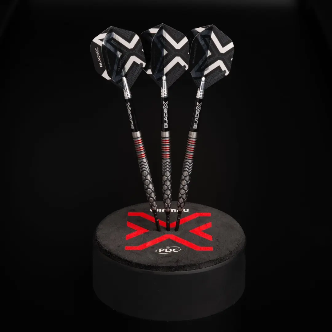 Winmau Blade X Prism Delta Dartvleugels - 3 Stuks - Zilver/Zwart