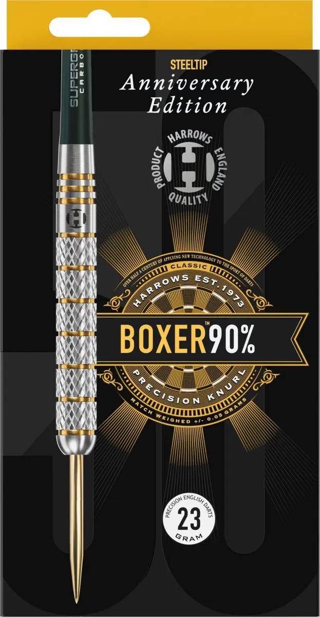 Harrows Boxer Parallel 23GR - 3 Stuks - Goud/Zilver