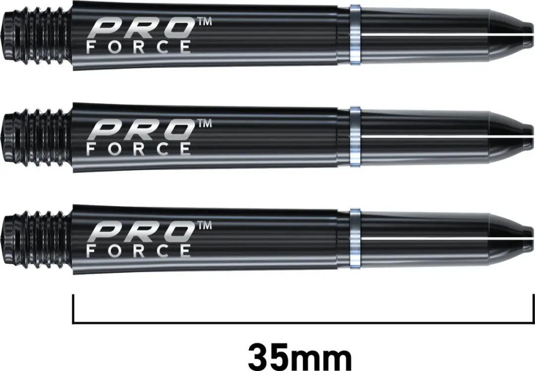 Winmau Pro Force Dartschachten 7011-101 - 3 Stuks - Zwart