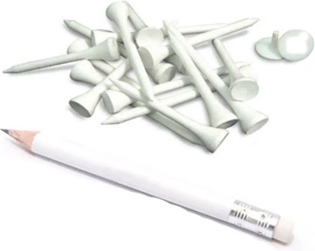 Legend Golfgear Deluxe Benodigdheden - 18 Stuks Wit