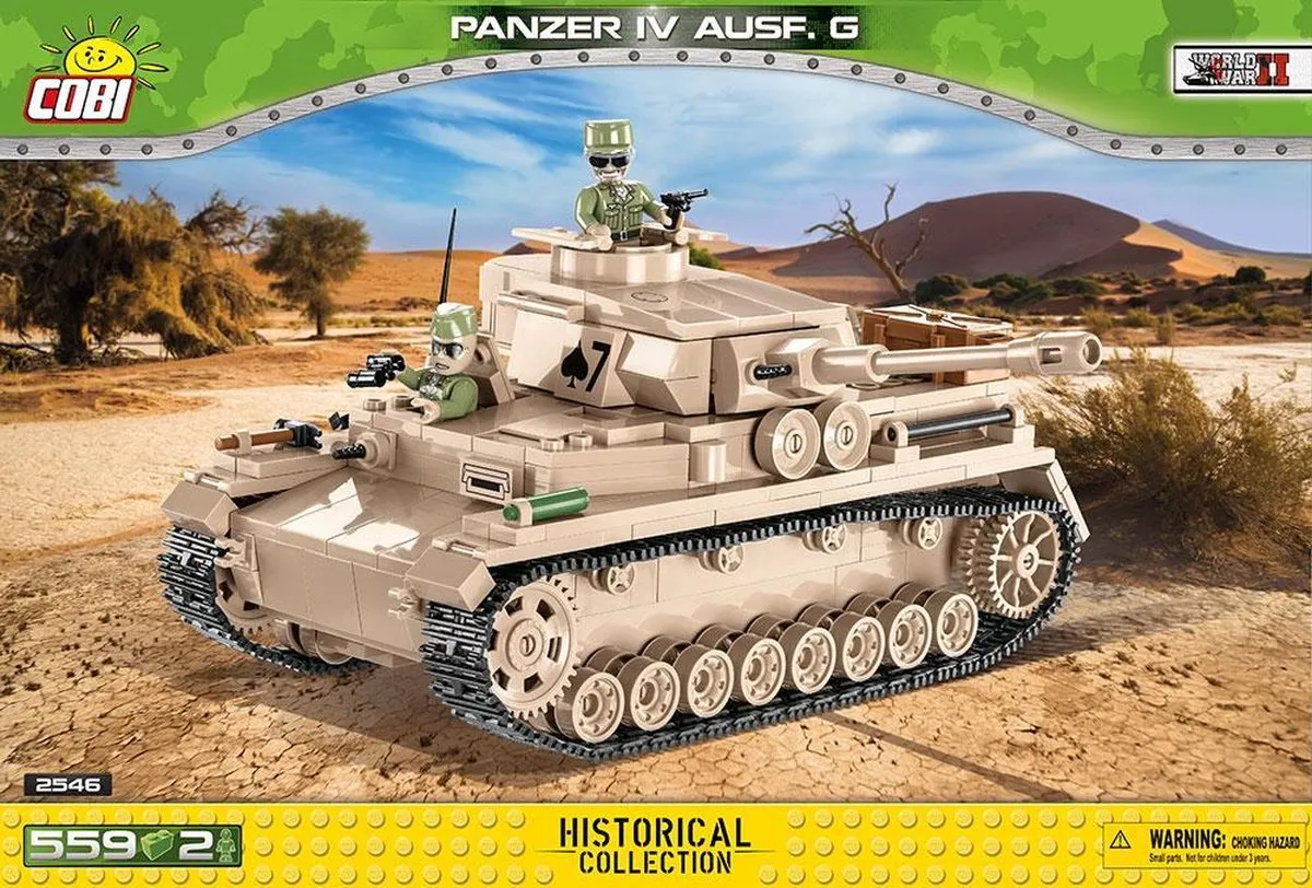 COBI Panzerkampfwagen IV - Constructiespeelgoed - Bouwpakket - Tank - Oorlog