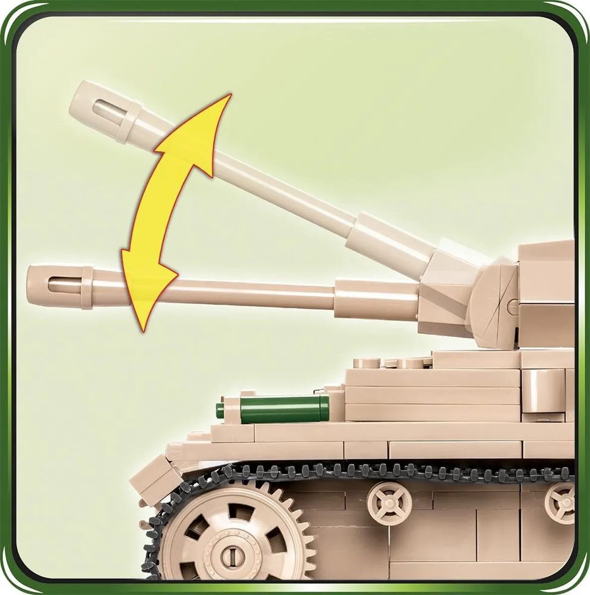 COBI Panzerkampfwagen IV - Constructiespeelgoed - Bouwpakket - Tank - Oorlog