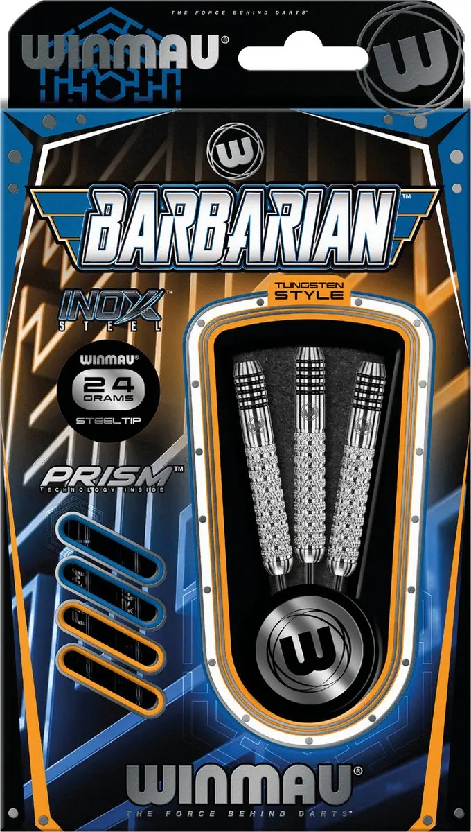 Winmau Barbarian Stainless Steel Dartpijlen - 3 Stuks
