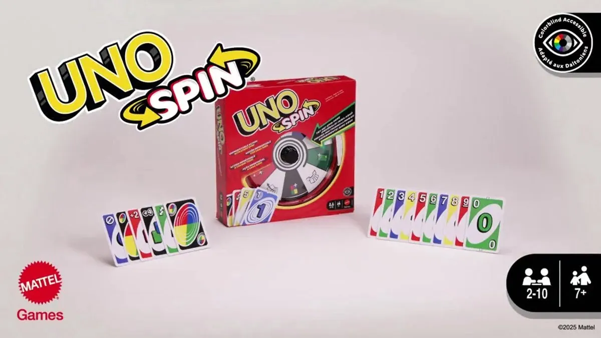 Mattel UNO Spin Bordspel JGR00 - 2-6 Spelers