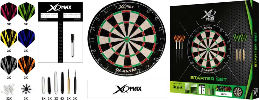 XQMax Dart Starterset 23g Messing Staal