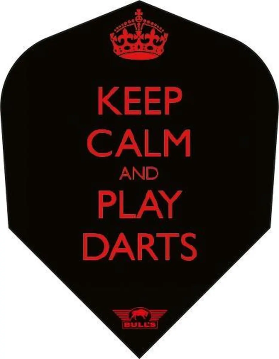 Bull's Powerflite BU-50711 Dart Flights - Zwart