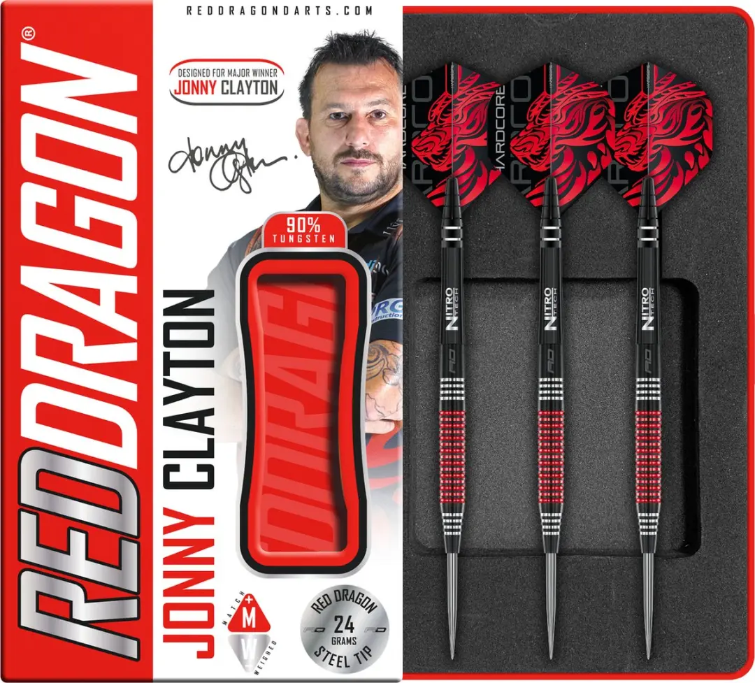 Red Dragon Jonny Clayton SE 90% Dartpijlen