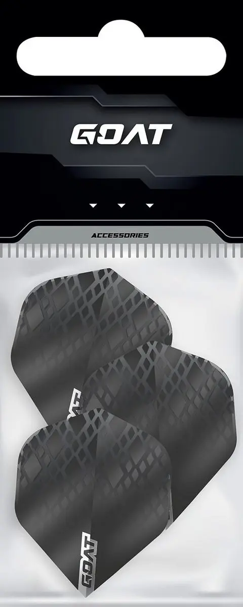 goat Reload NO2 Dart Flights GD7005220 - 3 Stuks - Zwart