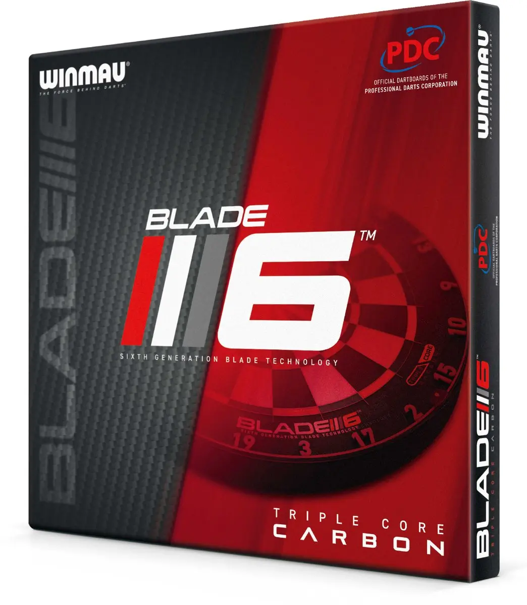 Winmau Blade 6 TripleCore Dartbord 45cm - afbeelding 6 van 6
