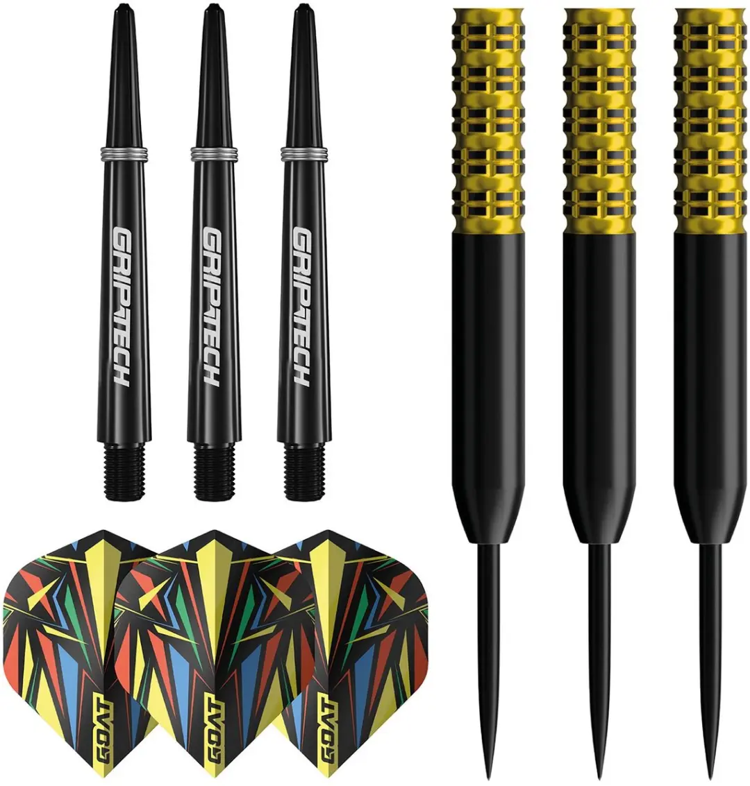 goat Athlete Yellow 90% Dartpijlen - 3 Stuks