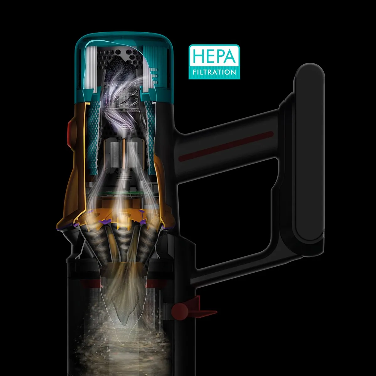 Dyson V12 Origin Stofzuiger 120 AirWatts - Nikkel
