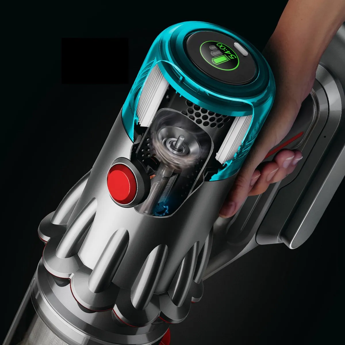 Dyson V12 Origin Stofzuiger 120 AirWatts - Nikkel
