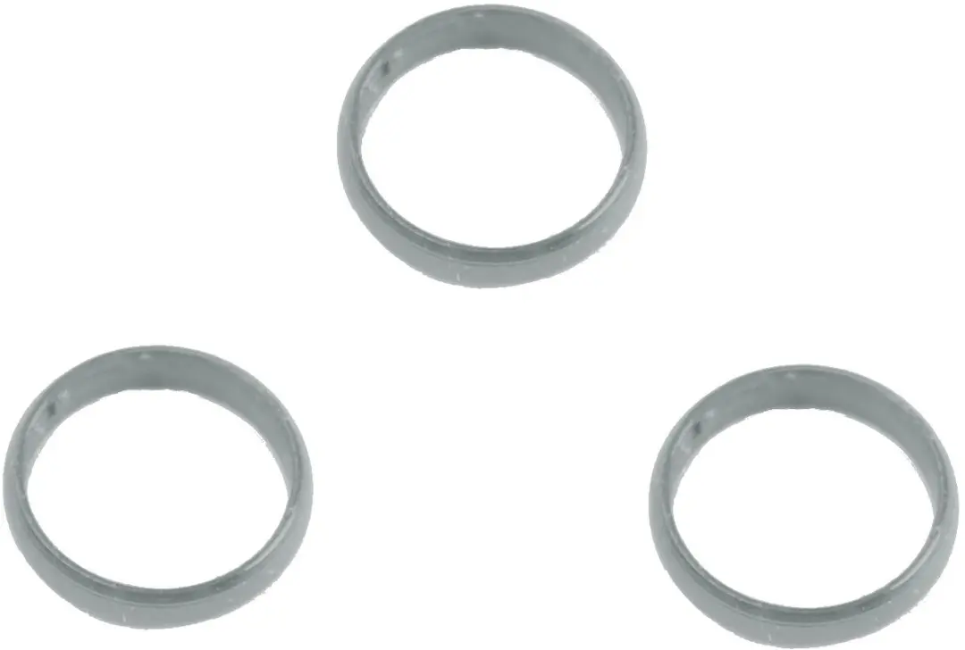 Bull's Shaft Ali Rings 3mm - 3 Stuks - Zilver
