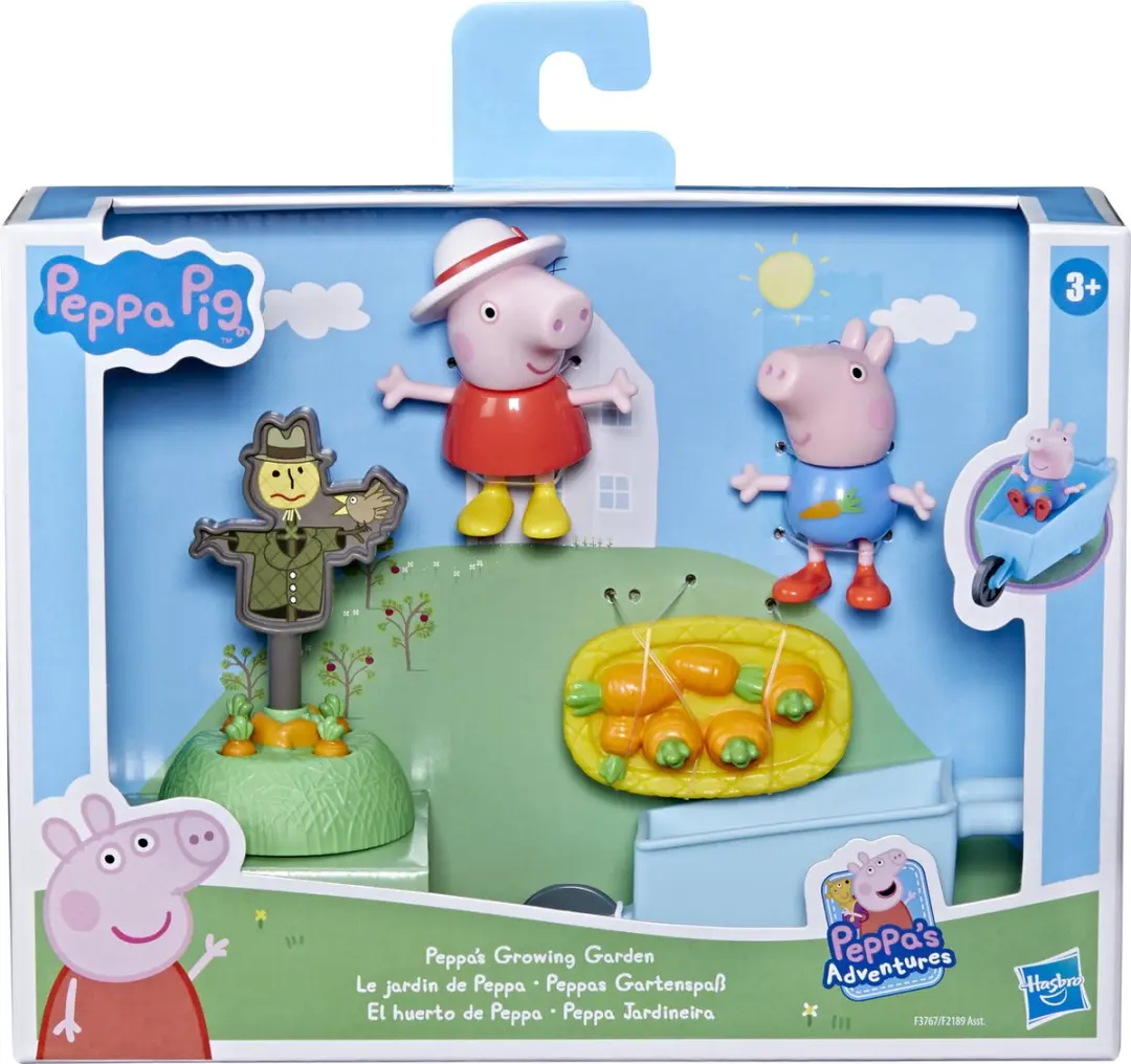 Peppa Pig Bloeiende Tuin Speelfigurenset F3767 - Multikleur