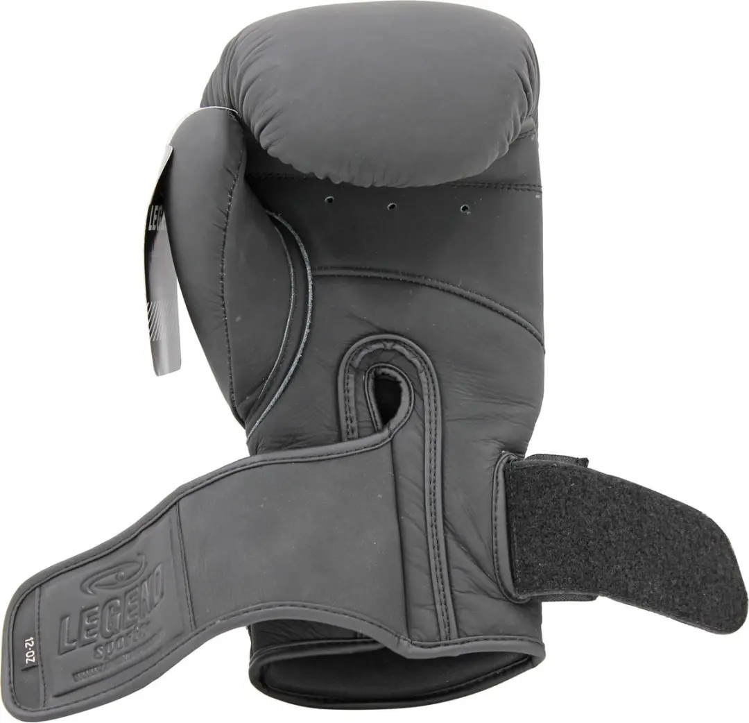 Legend Stealth Elite Bokshandschoenen 8 oz - Mat Zwart Leer