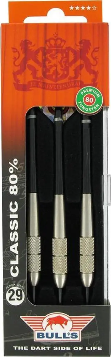 Bull's Classic 80% 29g - 3 Stuks - Zilver