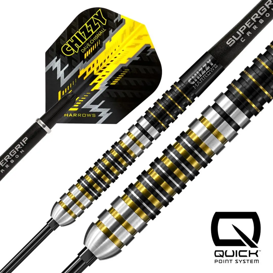 Harrows Chizzy 90% Tungsten 26g Darts - 3 Stuks