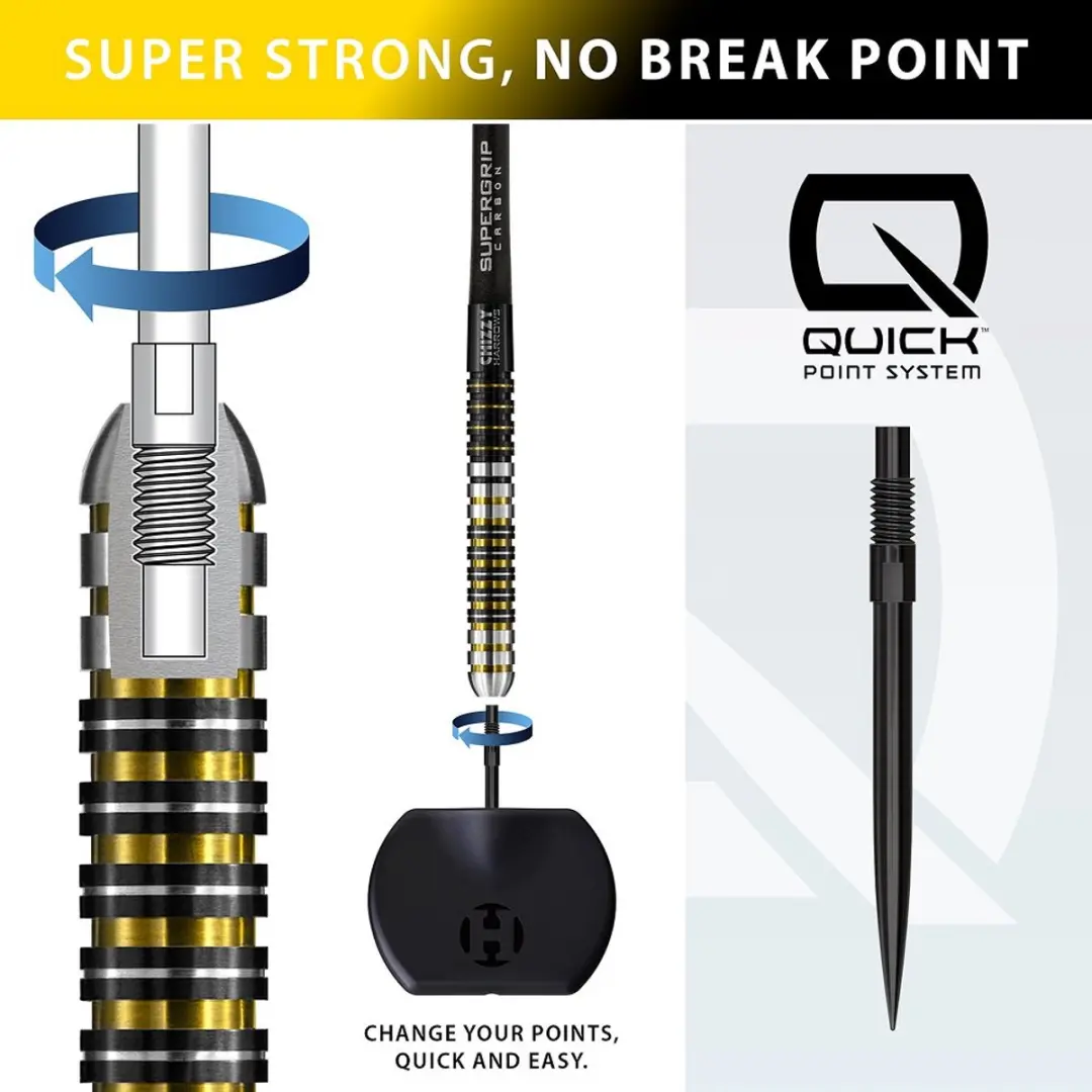 Harrows Chizzy 90% Tungsten 26g Darts - 3 Stuks