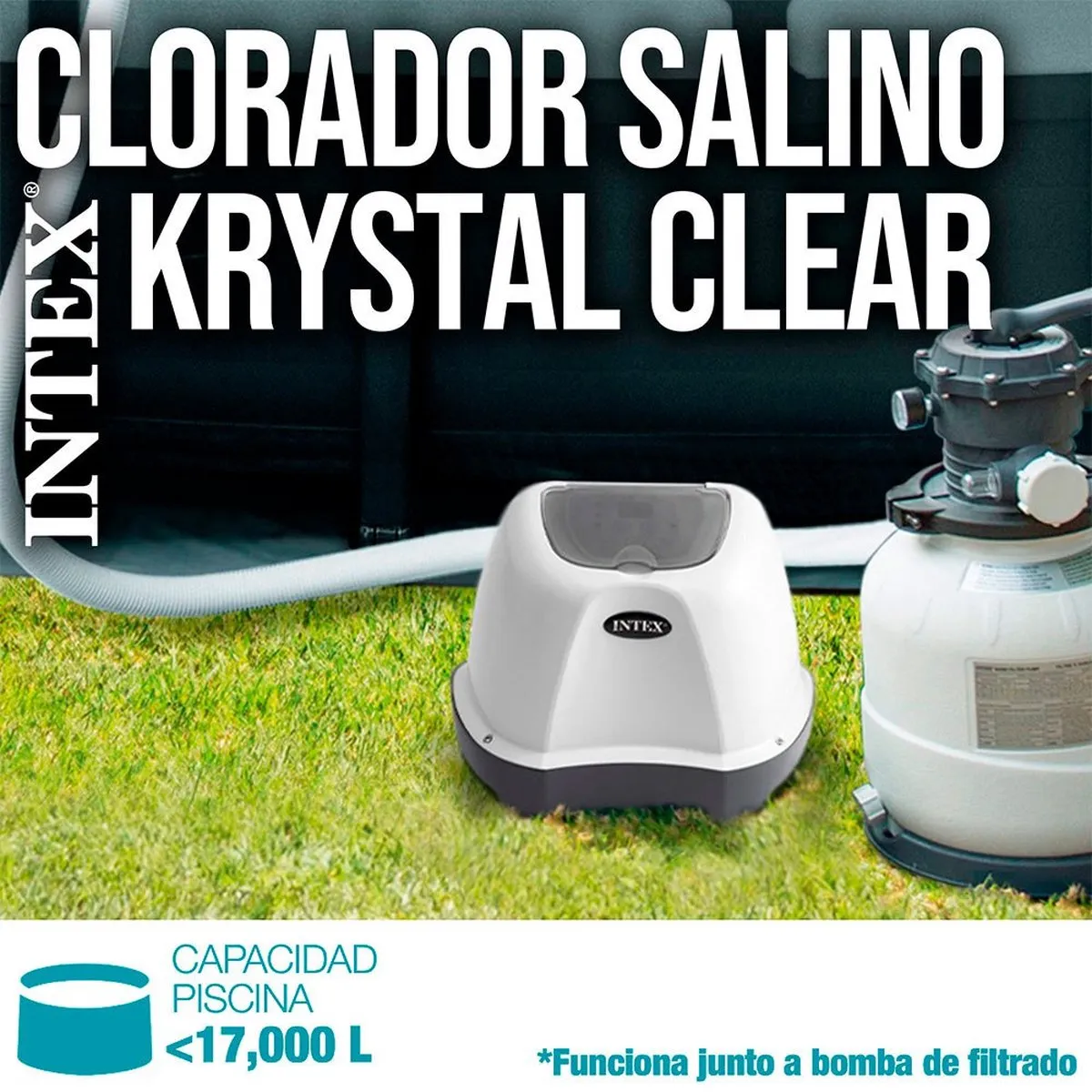 Intex Krystal Clear Zoutchloreringssysteem 26664 - afbeelding 2 van 6