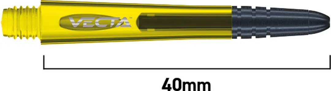 Winmau Vecta Dart Shafts Geel - 3 Stuks - afbeelding 6 van 6
