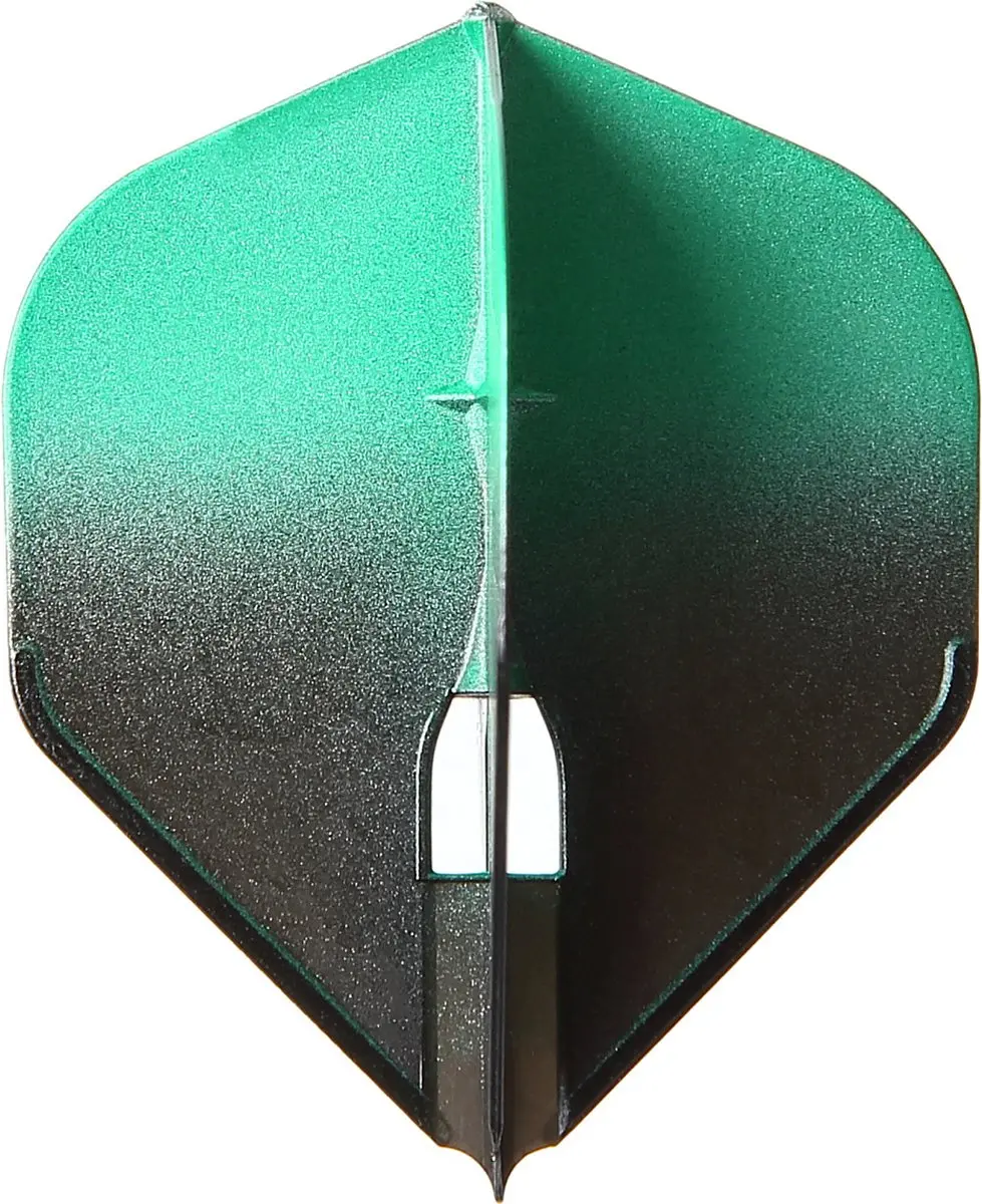 L-Style Champagne L1 Standard Dart Flights - Blauw/ Groen - 3 Stuks