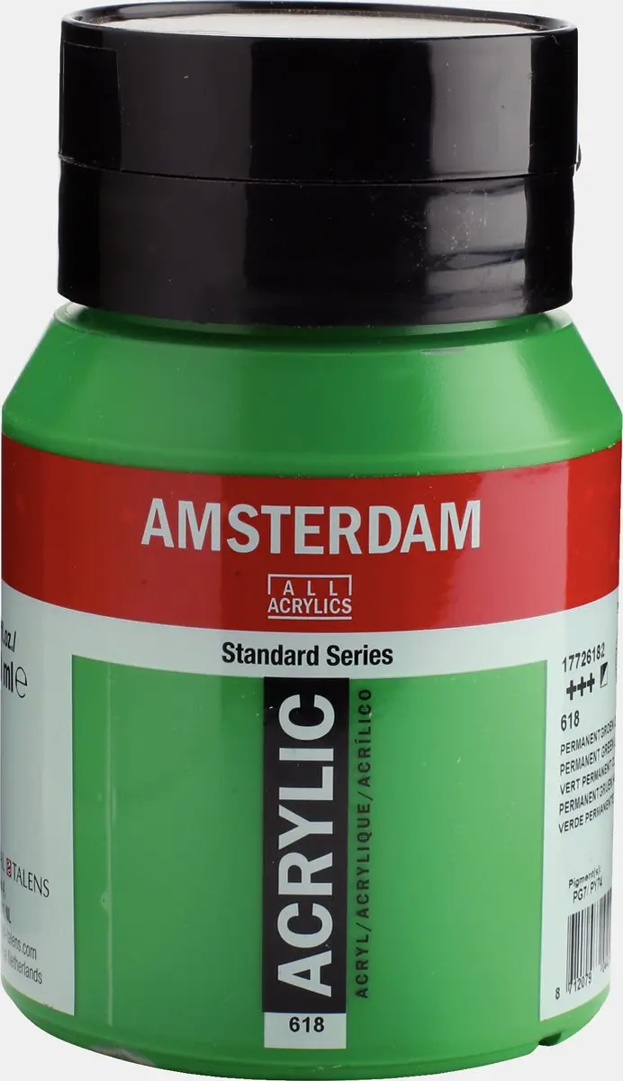 Amsterdam Standard Acrylverf 500ml - Permanentgroen Licht