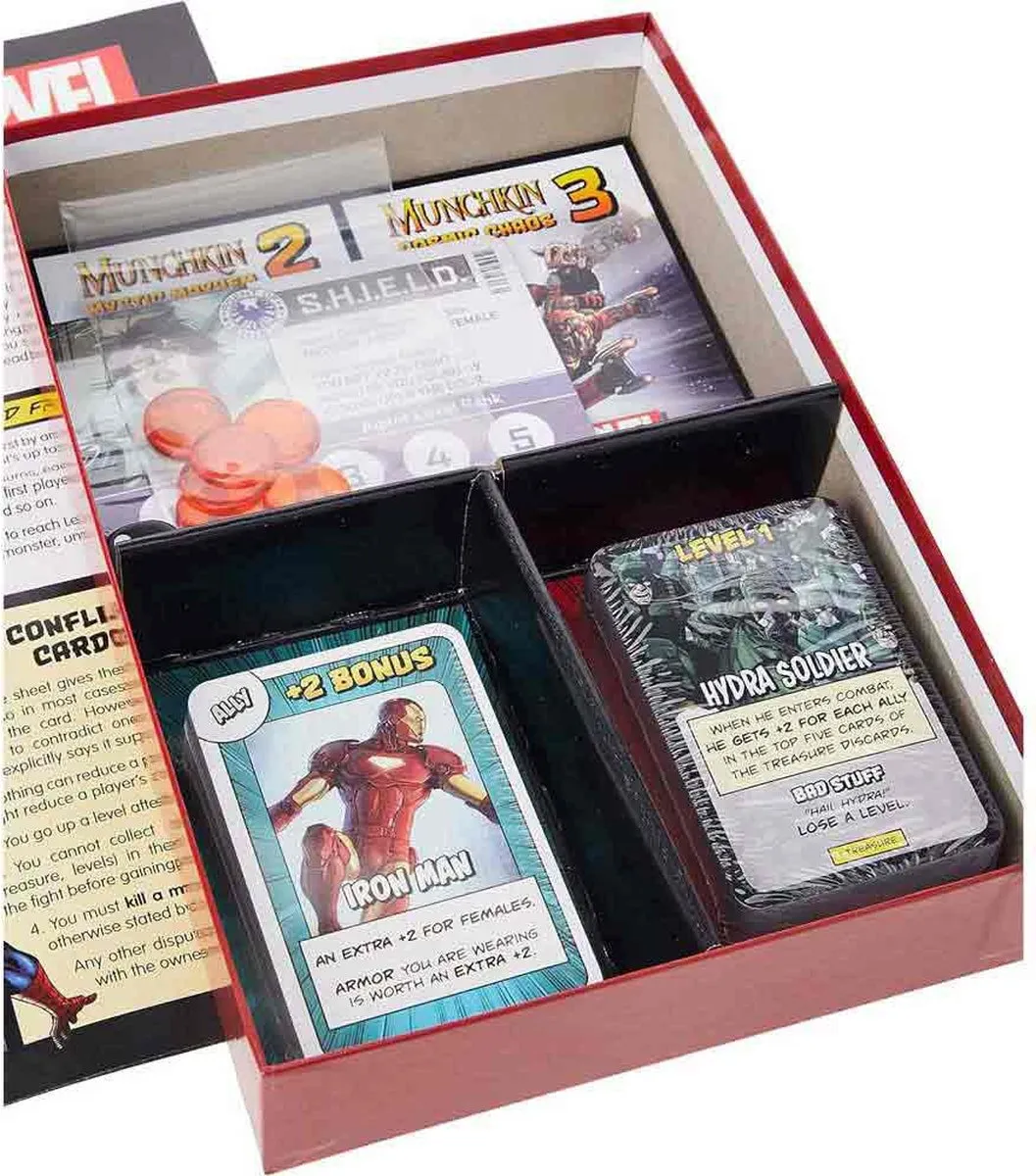 Asmodee Munchkin Marvel - Bordspel - Multicolor