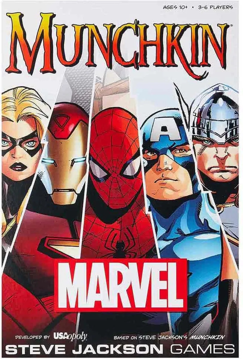 Asmodee Munchkin Marvel - Bordspel - Multicolor