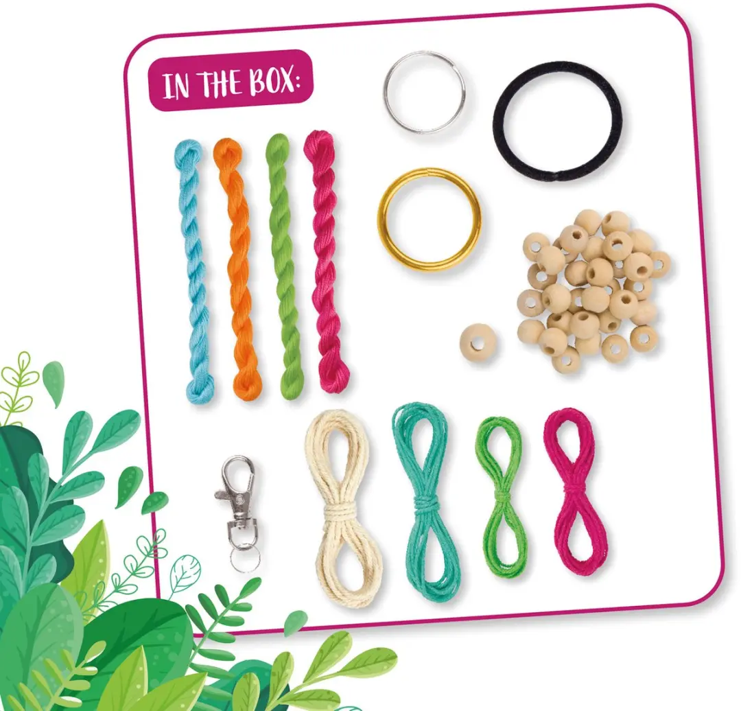 Lena Eco Mode Macramé Sieraden - Meerkleurig - Ø150cm - afbeelding 2 van 2