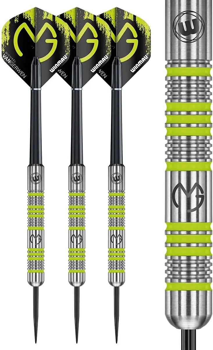 Winmau Michael Van Gerwen MvG Cadeauset Dartset 50-delig - 20g Steeltip - afbeelding 6 van 6