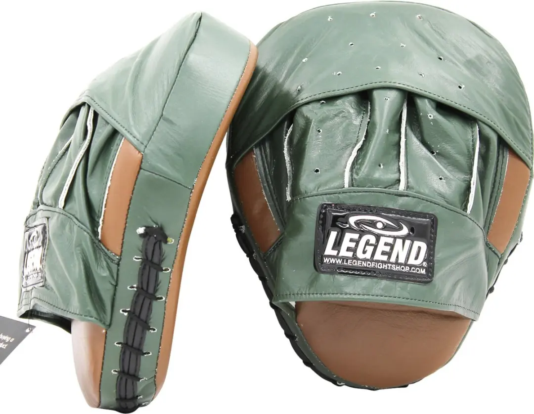 Legend Pro Line Focus Pads Stootkussen - Army/Bruin Leer