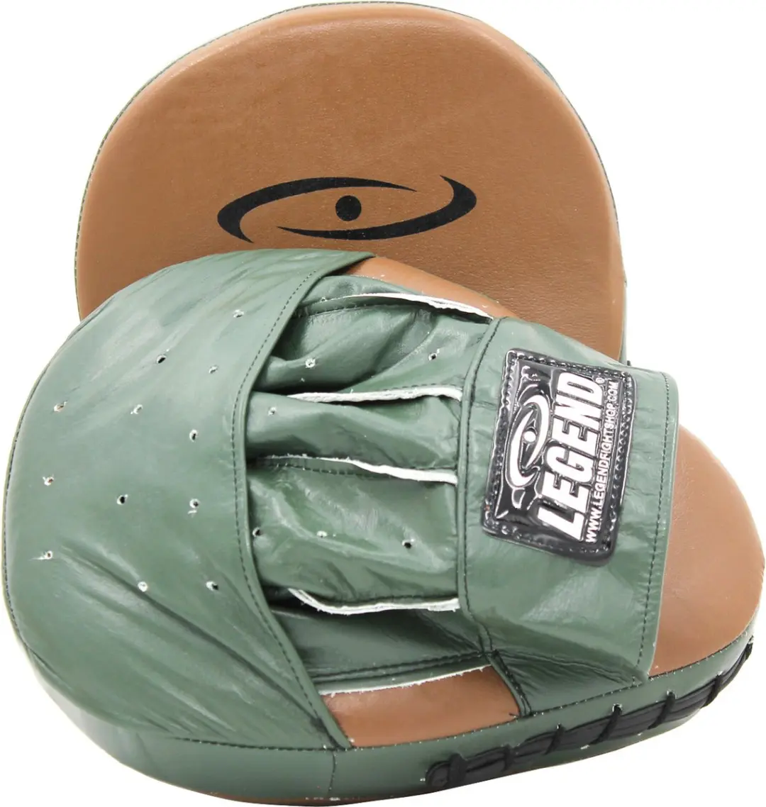Legend Pro Line Focus Pads Stootkussen - Army/Bruin Leer