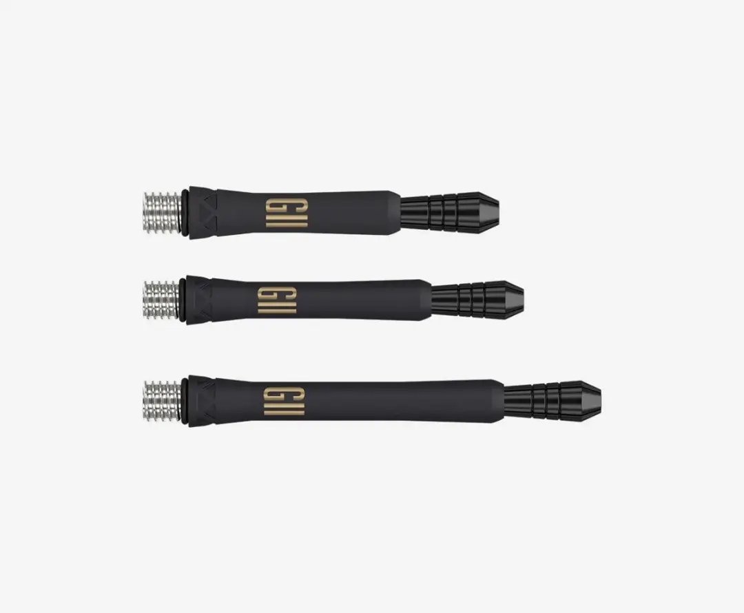 Target Power Raw Titanium G11 Dart Shafts 3 Stuks - Zwart