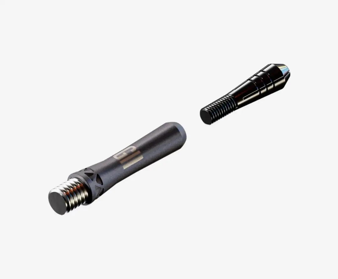 Target Power Raw Titanium G11 Dart Shafts 3 Stuks - Zwart