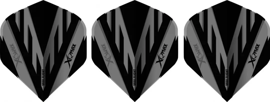 XQMax Standard Grey Dart Flights QD7005040