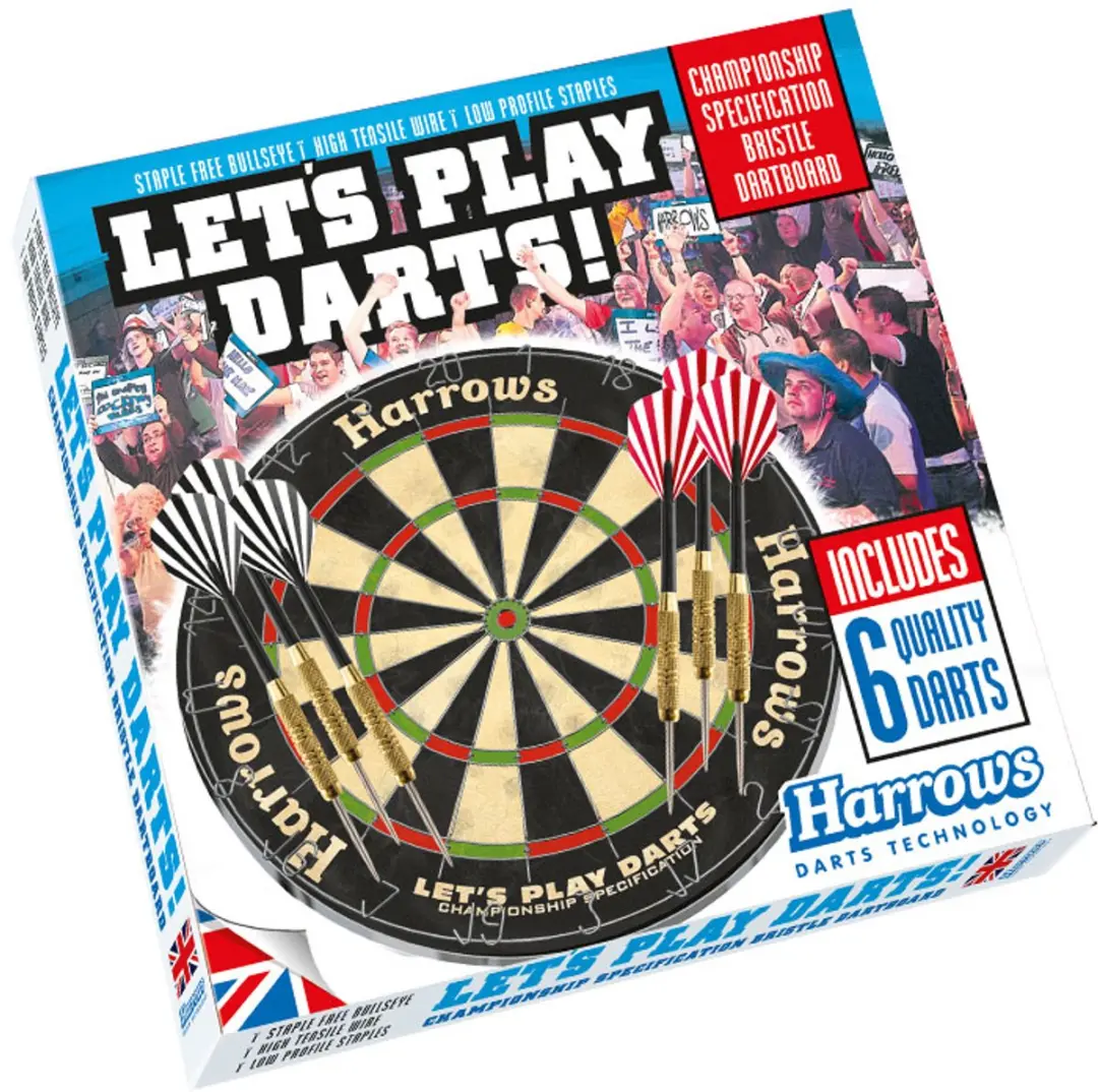 Harrows Let's Play Darts Bristle Board 45cm - MPN 060301