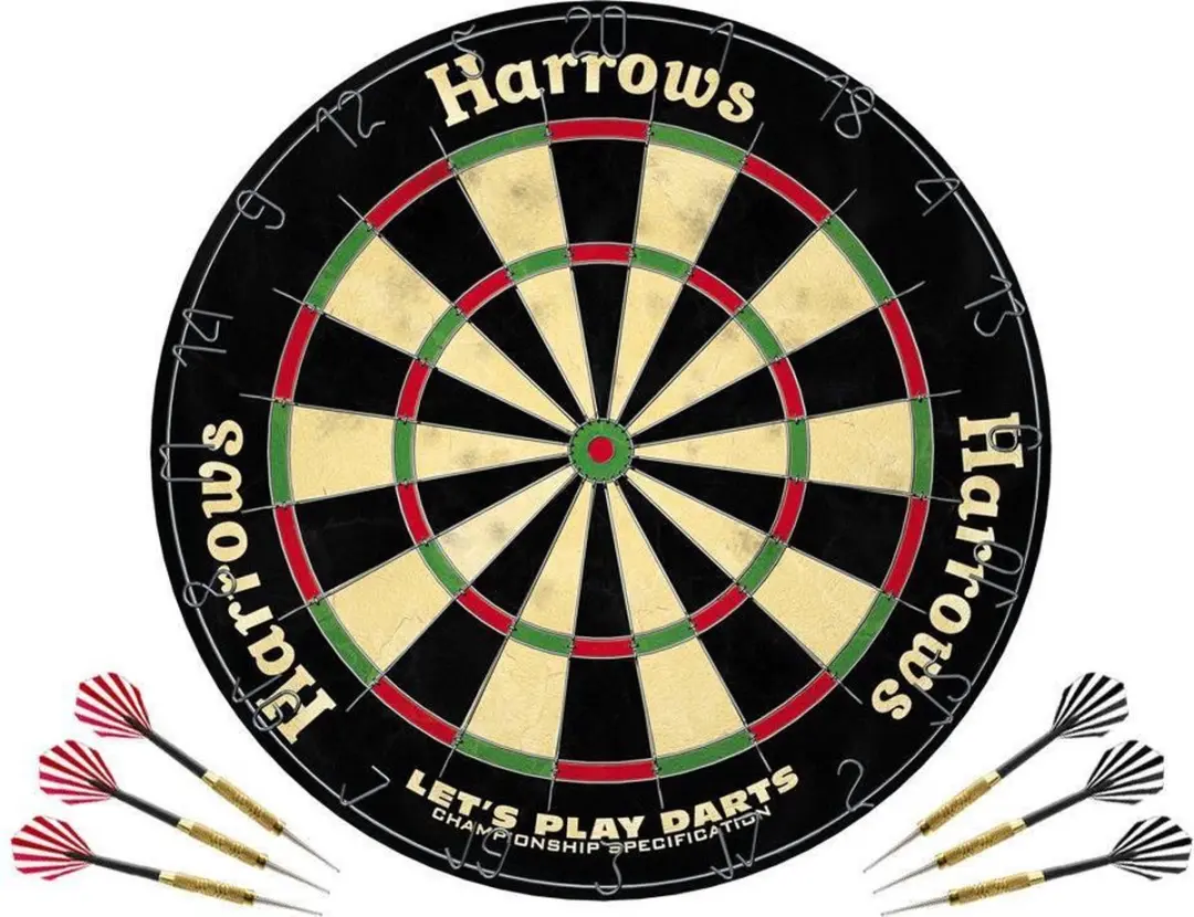 Harrows Let's Play Darts Bristle Board 45cm