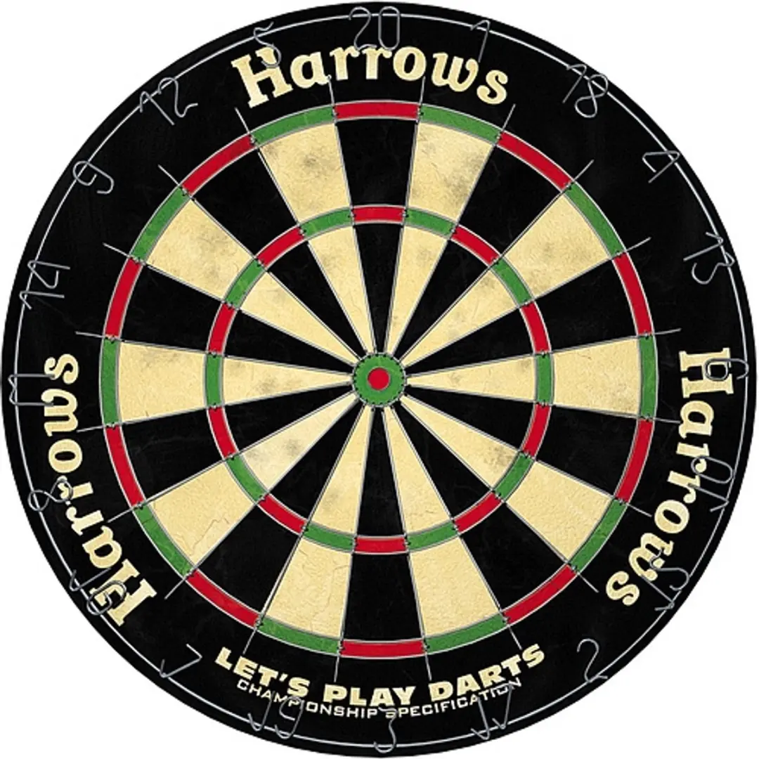 Harrows Let's Play Darts Bristle Board 45cm - MPN 060301