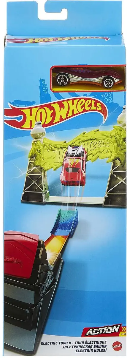 Hot Wheels Action Electric Tower Speelset FWM86