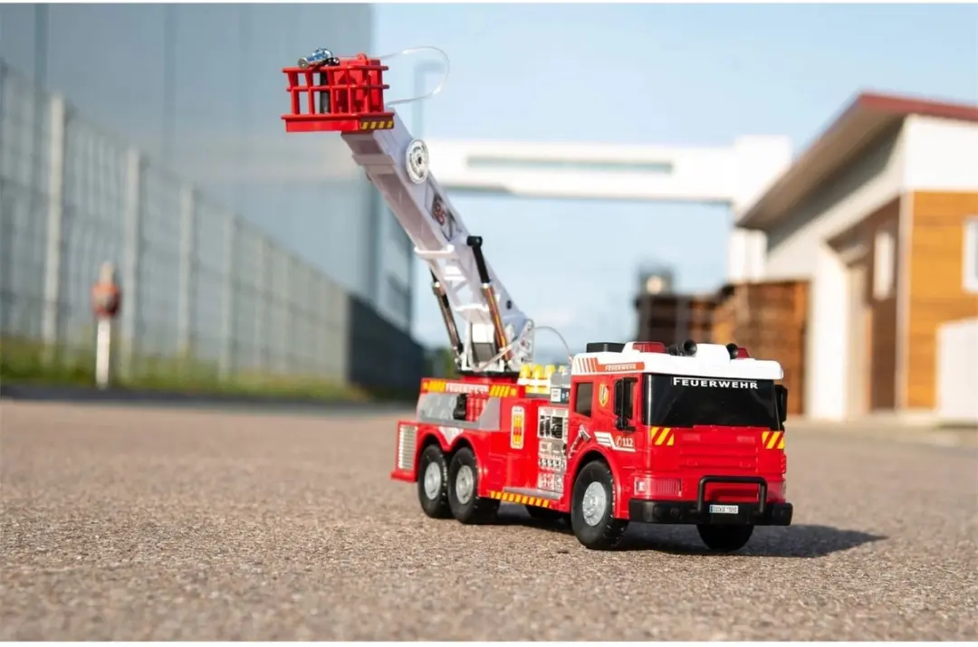 Dickie RC Brandweerwagen met Ladder - Rouge