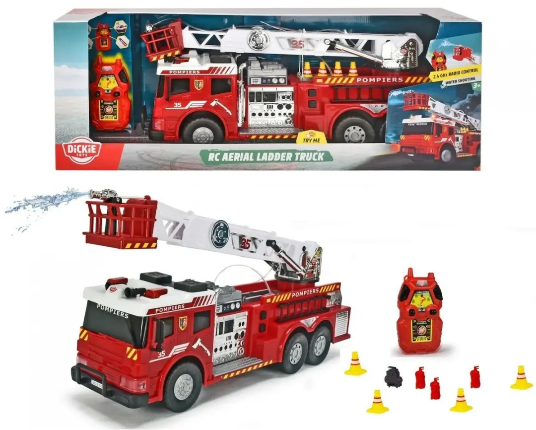 Dickie RC Brandweerwagen met Ladder